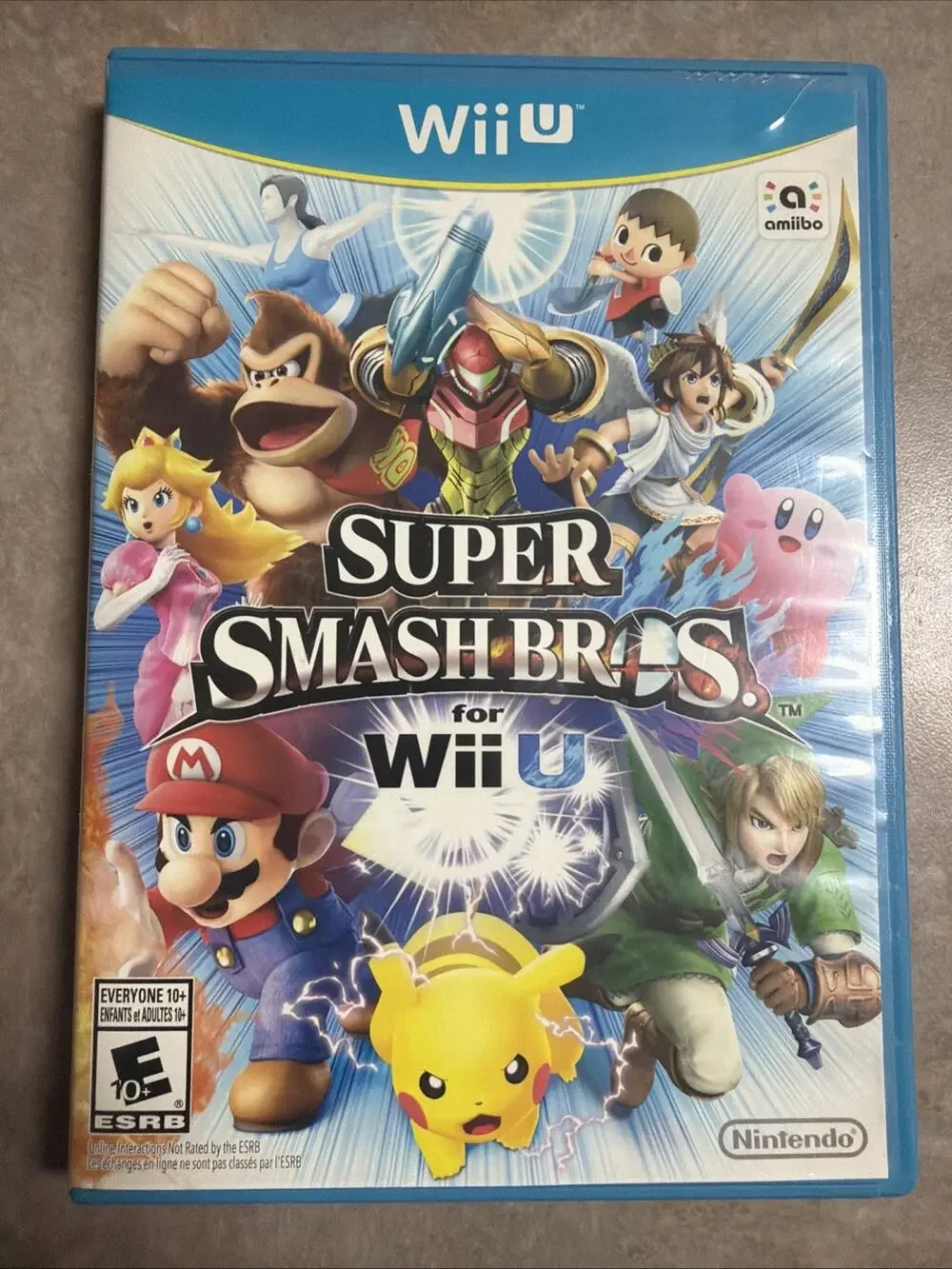 Super Smash Bros. (Wii U, 2014) Complete With Case, Game, & Manual - Ships Fast!